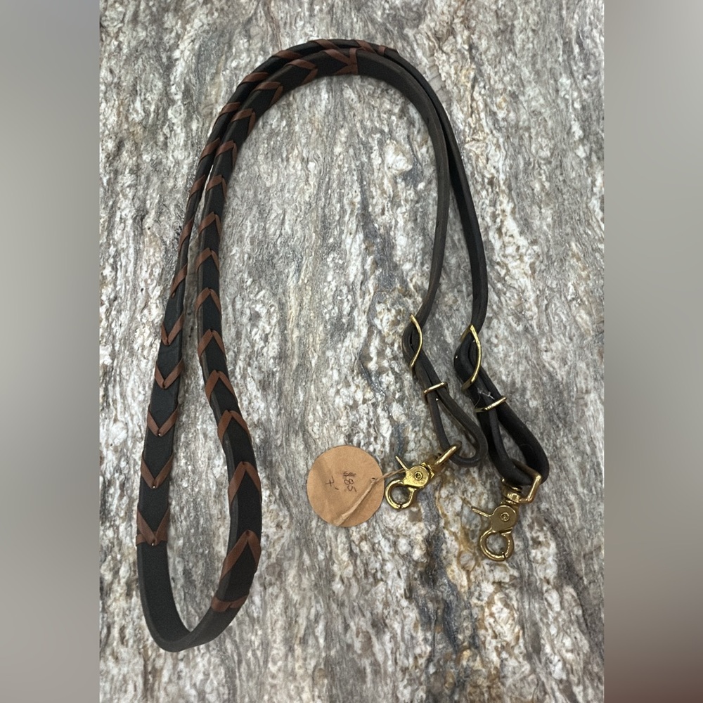 Reins - Blackwater Tack Reins - New - Brown Lacing